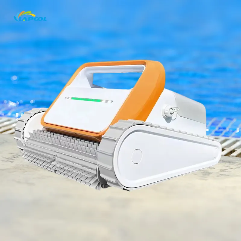 Aspirador de piscina inalámbrico automático inteligente para escalada en pared de buena calidad y precio para piscinas