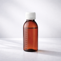 Bouteilles de sirop oral en plastique PET de qualité supérieure, 120 ml, de qualité alimentaire, réutilisables, personnalisables, écologiques, pour le stockage de liquides médicaux