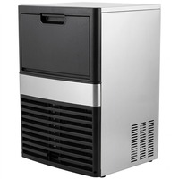 Bac de stockage de glace commercial en acier inoxydable robuste, seau de remplacement pour machine à glaçons, coffre de stockage pour machines à glaçons commerciales