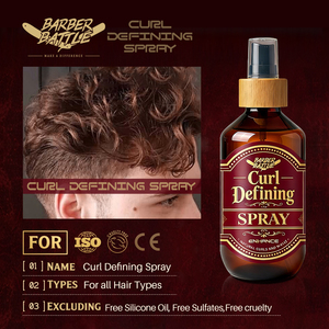 Vente directe usine – Spray coiffant pour hommes, léger, sans effet gommé, non toxique – Stock disponible - Product Image 5