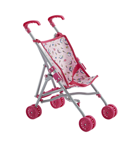 Vente en gros pliable rose parapluie <span class=keywords><strong>poussette</strong></span> <span class=keywords><strong>jouet</strong></span> pour filles bébé semblant jouer et accessoire préscolaire - Product Image 2
