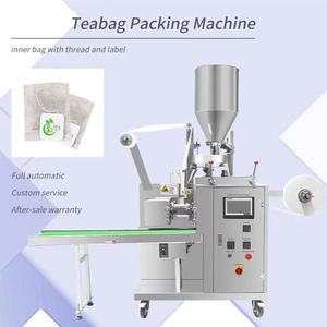 Machine d'emballage verticale automatique SPK-11 pour sachets de café et de thé, avec étiquetage à fil et emballage de sachets en papier, pour l'encollage de films alimentaires - Vente directe usine - Product Image 4