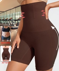 Pantaloncini Modellanti Senza Cuciture a Vita Alta Taglie Forti, Controllo <span class=keywords><strong>Pancia</strong></span>, Sollevamento Glutei, Anti-Arricciamento, Effetto Snellente, Intimo Modellante - Product Image 5