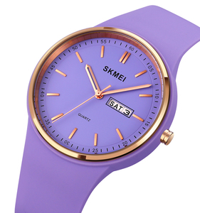 Orologio <span class=keywords><strong>da</strong></span> Donna SKMEI con Movimento <span class=keywords><strong>al</strong></span> <span class=keywords><strong>Quarzo</strong></span> Giapponese, Cinturino in Silicone, Orologio <span class=keywords><strong>da</strong></span> <span class=keywords><strong>Polso</strong></span> Femminile <span class=keywords><strong>per</strong></span> Ragazze e Signore, Montre Femme 1747 - Product Image 6