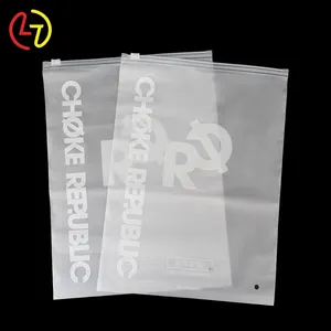 Afdichting Matte Rits Plastic Verpakking Poly Bag Clear Plastic Poly Bag Voor Harem Broek Kleding