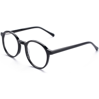 Monture de lunettes optiques rondes rétro Elan Optical RD26090 en acétate, unisexe, à monture complète, écologique, sans peinture – Grande Vente