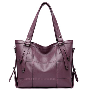 Bolsos de Mensajero de Moda para Mujer en Cuero PU, Bolsos de Hombro Grandes, Bolsos de Mano Casuales de Marca - Product Image 1