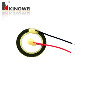 Kingwei KW27T42B06 - Discos Cerámicos Piezoeléctricos de 27 mm con Cables de Soldadura para Equipos Médicos - Product Image 1