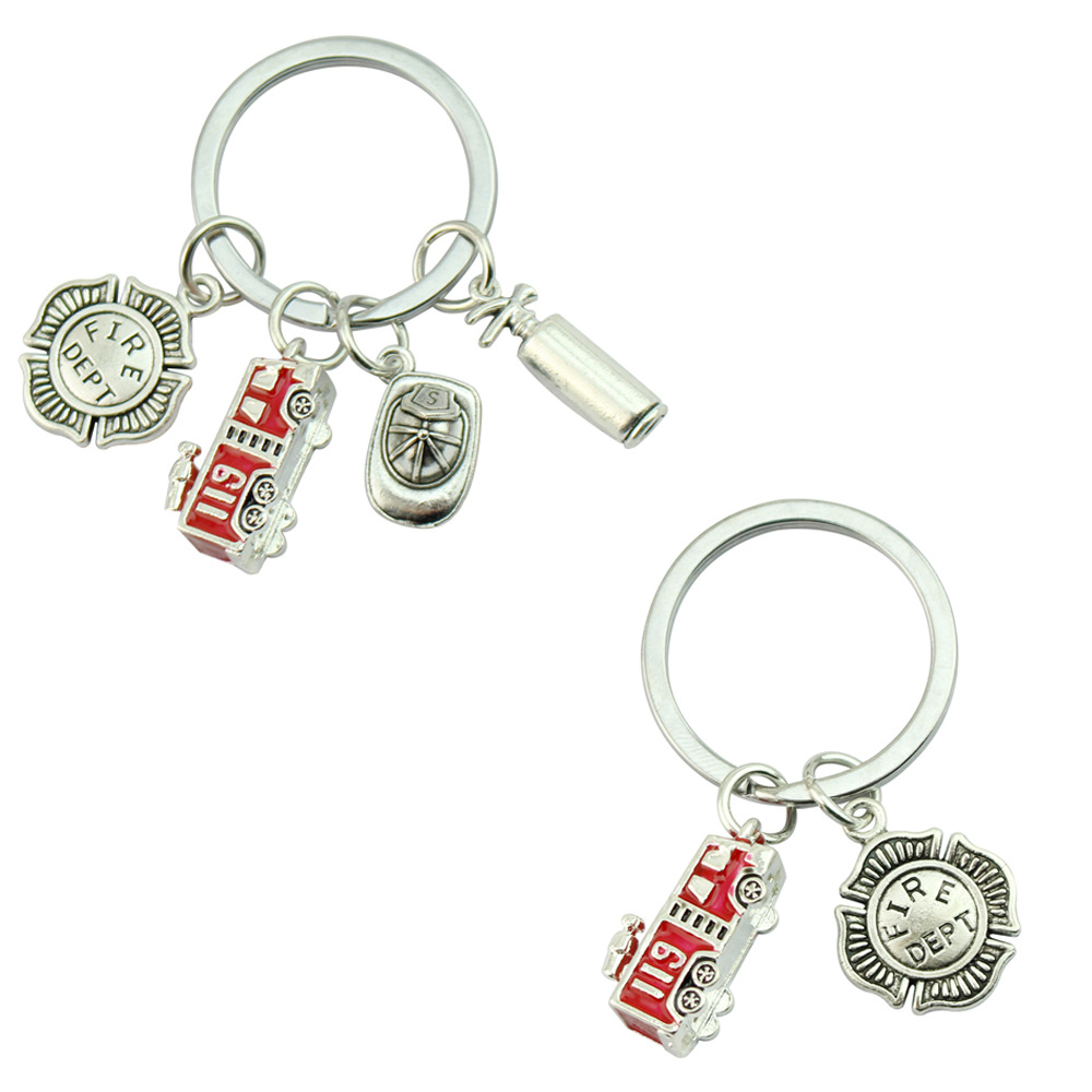 Fireman Keychains Durable and Symbolic Gifts for Heroes