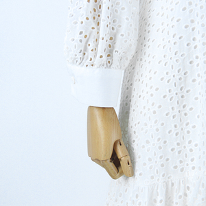 Yindian guangzho color de las mujeres de moda de verano de manga larga <span class=keywords><strong>blanco</strong></span> de dama de honor de boda vestidos - Product Image 4