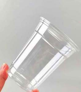 Gobelet jetable transparent en plastique PET de haute qualité pour boissons froides, 11oz 320ml, pour café latte, boissons glacées, avec logo personnalisé, pour café et usage général - Product Image 6