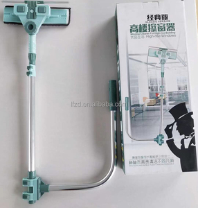 Herramientas de limpieza de ventanas de vidrio de microfibra telescópica profesional tipo U - Product Image 2