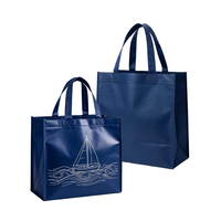 Sac de supermarché en non-tissé laminé grande capacité, impression personnalisée, sac de transport pour fruits et légumes