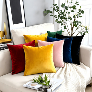 Fournitures de literie pour la maison, taie d'oreiller lavable, couleur unie, douce, taie d'oreiller pour lit - Product Image 1