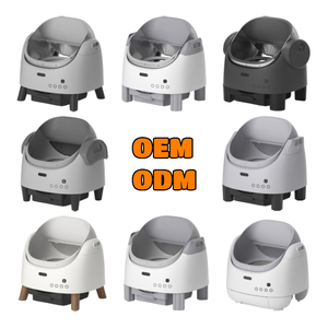 Vente directe d'usine de fournitures intelligentes pour animaux de compagnie, toilette automatique pour chat, personnalisation OEM/ODM, bac à litière autonettoyant, fournisseur de litière pour chat - Product Image 1