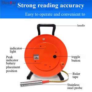 <span class=keywords><strong>Capteur</strong></span> de niveau d'eau portable BL101X 10m 30m 100m 200m 500m Règle en acier Niveau d'eau pour eau souterraine Puits - Product Image 2