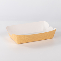 Pochettes écologiques jetables en papier kraft de qualité alimentaire pour hamburgers, poulet, frites et autres plats rapides – Personnalisation rapide pour la restauration rapide