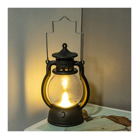 Support suspendu en verre creux en métal Vintage, lanterne décorative, décoration créative, cadeau, lampe artisanale