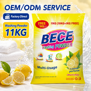 Poudre à lessiver de haute qualité en promotion, 11 kg, prix usine, parfum citron, bonne odeur, blanchissant, détachant, Sierra Leone - Product Image 2