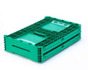 Contenedores de paletas de plástico PP plegables y apilables para almacenamiento agrícola para recolección de frutas y verduras de los agricultores - Product Image 4