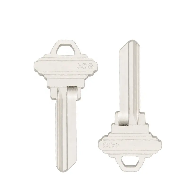 Cerradura de casa de Material de níquel y plata, diseño personalizado, llave en blanco, modelo Universal SC4, llaves en blanco para corte de llaves duplicadas