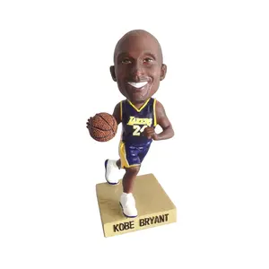 Obral besar pemain basket Resin bintang Kobe Wade Duncan Lin versi Q Bobble kepala meja dekorasi kantor hadiah mainan anak-anak