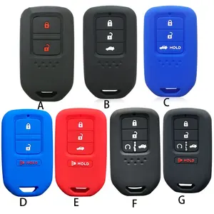 Good Quality Remote Control Car Key Protector Silicone Key Cover Key Cover Case For Honda Civic Accord Vezel Fit CRV HRV Crz