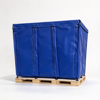 Chariot de transport temporaire avec propriétés anti-poussière, imperméables et résistantes à l'usure, en tissu Ripstop tissé enduit de PVC pour utilisation en tente