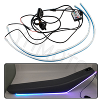 Tira de Luz LED RGBW para Asiento de Motocicleta, Iluminación Decorativa, Control por Aplicación, Tira de Luz para Asiento