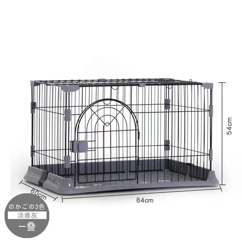 Faltbare Hundehütten und Metalldraht kisten Hunde kisten für große Hunde Pet Animal Segregation Cage Crate mit Tablett