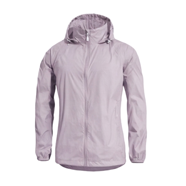 Customized Teen Girls' Lightweight Rain Jackets Spring Waterproof Breathable Zipper Packable for Running Golf