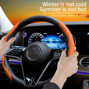 غطاء عجلة قيادة السيارة الواقي من المصنع مباشرة، إكسسوار داخلي رياضي عالمي متعدد الألوان لتزيين السيارات - Product Image 3