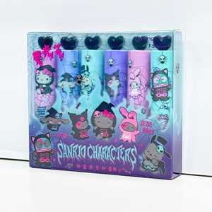 Ensemble de 6 surligneurs Dark Cat Dark Series, marqueurs <span class=keywords><strong>pastel</strong></span> doux pour les notes de cours, la planification, le journalisation, les fournitures scolaires esthétiques - Product Image 5