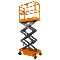 Plateforme élévatrice manuelle Everlift 300 kg 3 m, mini plateforme de travail, plateforme élévatrice portable pour l'entretien en hauteur, entrepôt, commerce de détail