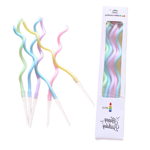 Venda Quente: Velas de Parafina Ecológicas, Não Tóxicas, Sem Perfume, Coloridas, Românticas, em Formato de Lápis, Feitas à Mão para Crianças e Ano Novo - Product Image 1