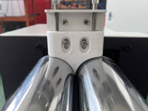 Mezcladora de caucho pequeña de sobremesa, molino abierto de dos rodillos con calentamiento eléctrico para procesamiento de lotes pequeños en laboratorio, peso ligero - Product Image 5