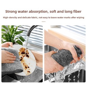 Paño de Microfibra Estilo Japonés, Grueso, Absorbente, Antiadherente, para Limpieza de Cocina, Cuadrado - Product Image 2