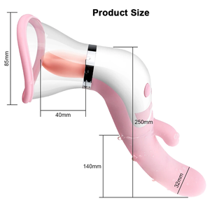 GF Lidah Dildo Mengisap Vibrator Puting Pemanas Pengisap Ketat Mulut Menjilati Klitoris Merangsang Masturbasi Erotis Mainan Seks untuk Wanita - Product Image 4