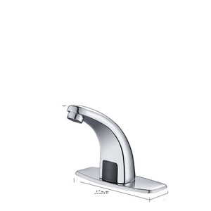 Robinet sans contact à capteur de luxe moderne mélangeur automatique de lavabo de salle de bain noyau de valve en céramique en cuivre pour chambre à coucher - Product Image 2