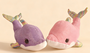 Adorables Peluches <span class=keywords><strong>de</strong></span> Delfín Brillantes con Detalles Iridiscentes en las <span class=keywords><strong>Aletas</strong></span> y las Colas para Niños, Juguetes para Abrazar - Product Image 5