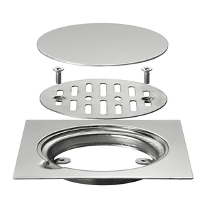 Chống tắc nghẽn công nghiệp Báo Chí loại Pop Up 304 Grade thép không gỉ bồn rửa Lọc cống chất thải vuông tầng bấm vào vòi hoa sen cống - Product Image 5