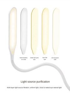 Oem Portable Usb Rechargeable <b>Wireless</b> Cordless Study Battery Led Table Desk Lamp Camp <b>Light</b> for Reading Room - Product Image 3