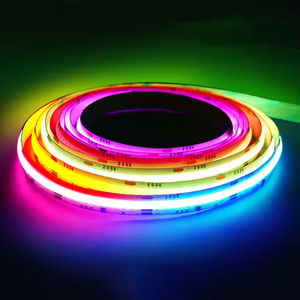 Barra de luz LED COB RGB de píxeles, para interiores, IP20, 12V/24V, diodo emisor de luz COB RGB IC, en oferta. - Product Image 1