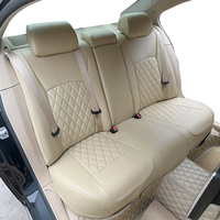 Fundas de Asiento de Coche de Cuero Ecológicas de Alta Calidad, Deportivas y de Lujo, Juego Completo para Ford, Mazda, CR-V, Civic, Vezel