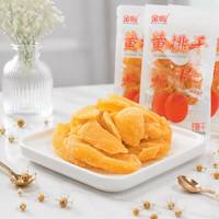 Pêches séchées jaunes, tranches sucrées, fruits secs 500g, emballage en vrac, prêtes à consommer, collation de fruits, durée de conservation d'un an, usine Zhongbao