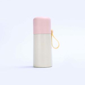 Bouteille isotherme en acier inoxydable à double paroi de 350 ml, thermos portable avec sangle de transport - Product Image 2