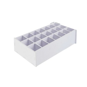 Organisateur de bureau avec tiroir de rangement, 20 compartiments, rectangle, dessus ouvert, pour le rangement des fournitures de peinture et de loisirs créatifs sur le bureau - Product Image 1
