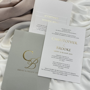 Carte <span class=keywords><strong>d</strong></span>'<span class=keywords><strong>invitation</strong></span> de mariage reliée, design artisanal haut de gamme, unique, élégante, pour célébration de mariage, cadeau pour la mariée et le marié, invitations de mariage - Product Image 3