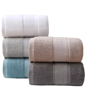 Serviette de toilette en coton biologique GOTS de qualité supérieure, 100 % coton, douce et absorbante, pour hôtel et salle de bain - Product Image 1