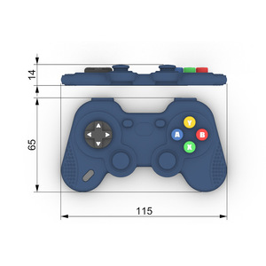 Silicone <b>Remote</b> <b>Control</b> Teether For Kids 53x131mm Baby Teethers <b>TV</b> Shape - Product Image 4